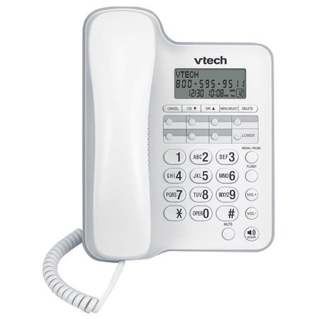 VTECH 1 pk Digital Telephone White CD1153